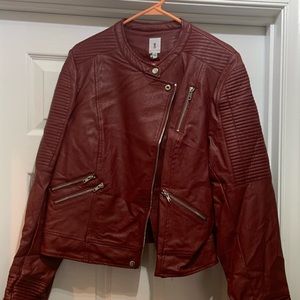 Adorable Faux Leather Jacket